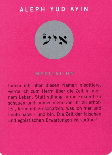 Meditation zu Eyael
